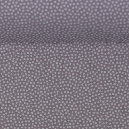 Baumwollstoff - Dotty - grau hell